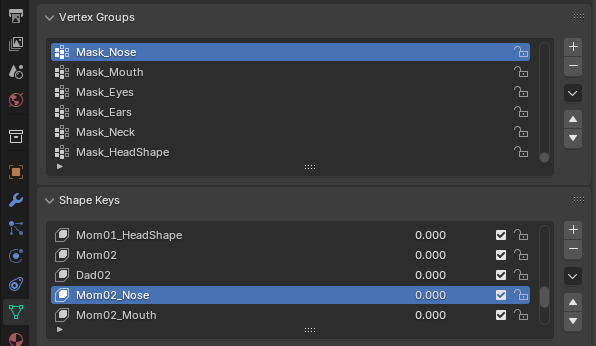 Segmentation script variables SOURCE_SHAPE, MASK_GROUP and NEW_SHAPE